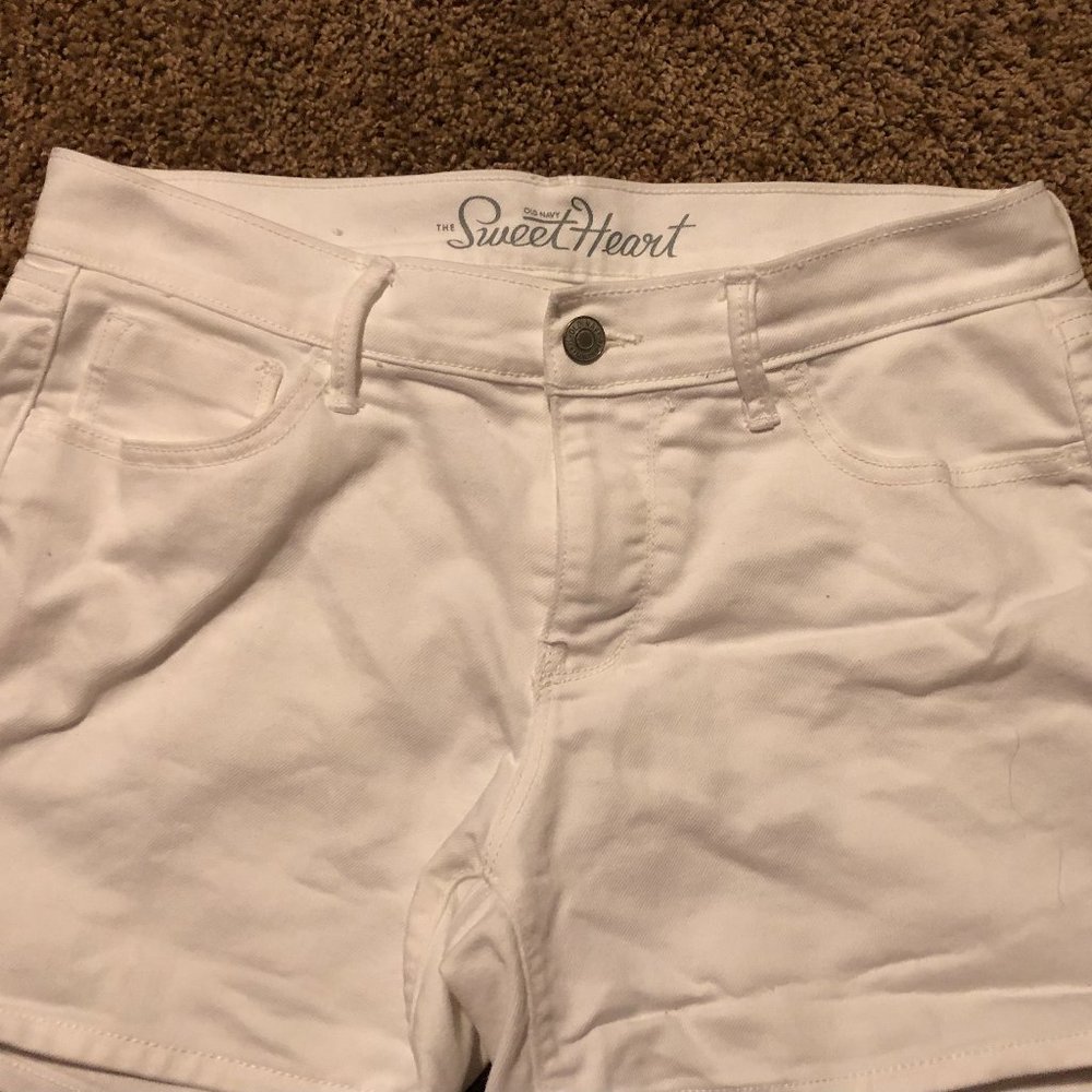 Sweet Heart White Shorts